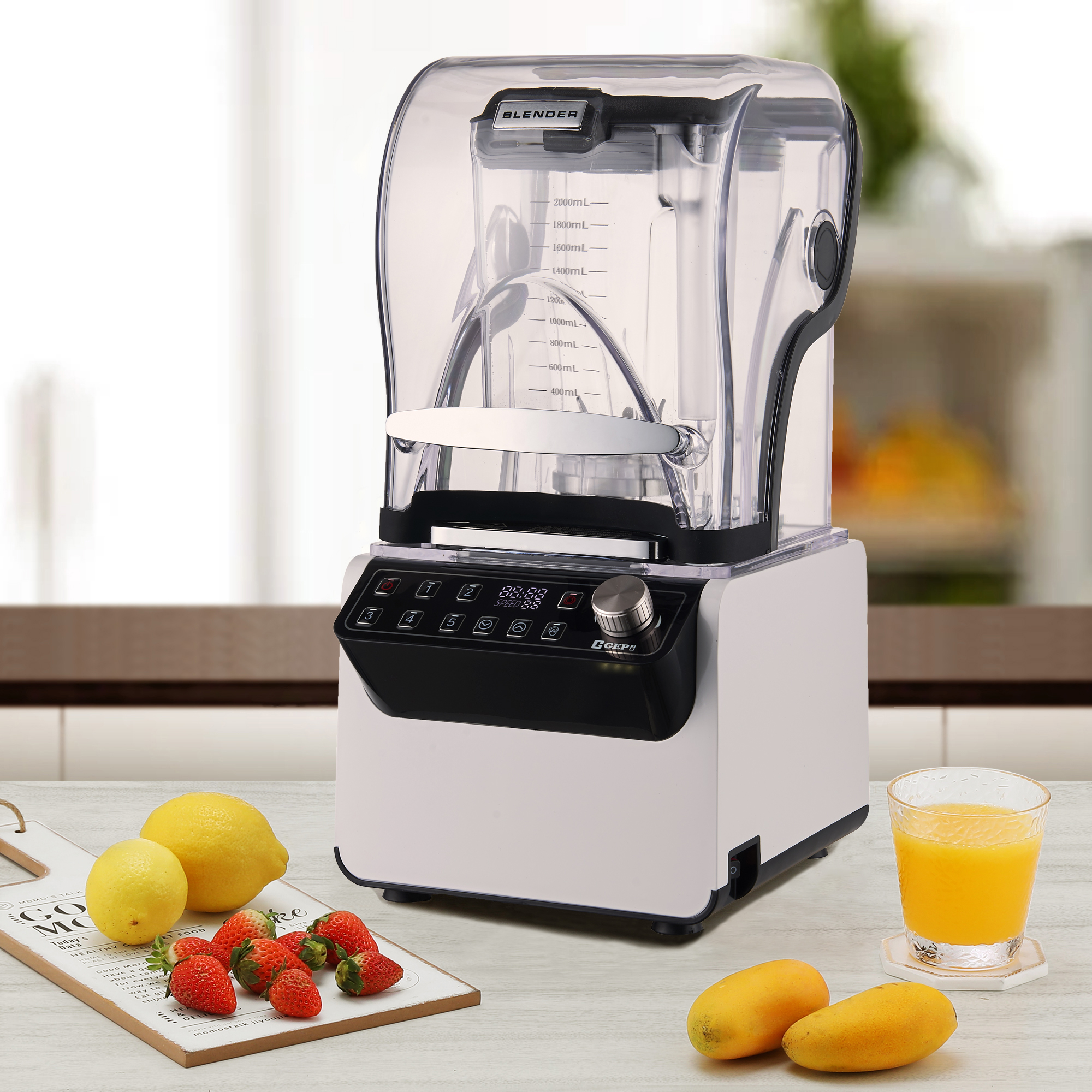 Smart Kitchen Appliances 1800W High Power 2.0L Multi-functional Commercial Blender
