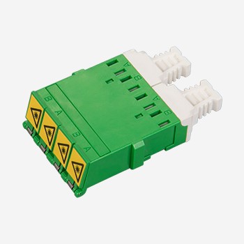3 Simplex SC Subscriber Connector , Blue Fiber Optic Adaptor For Telecommunication