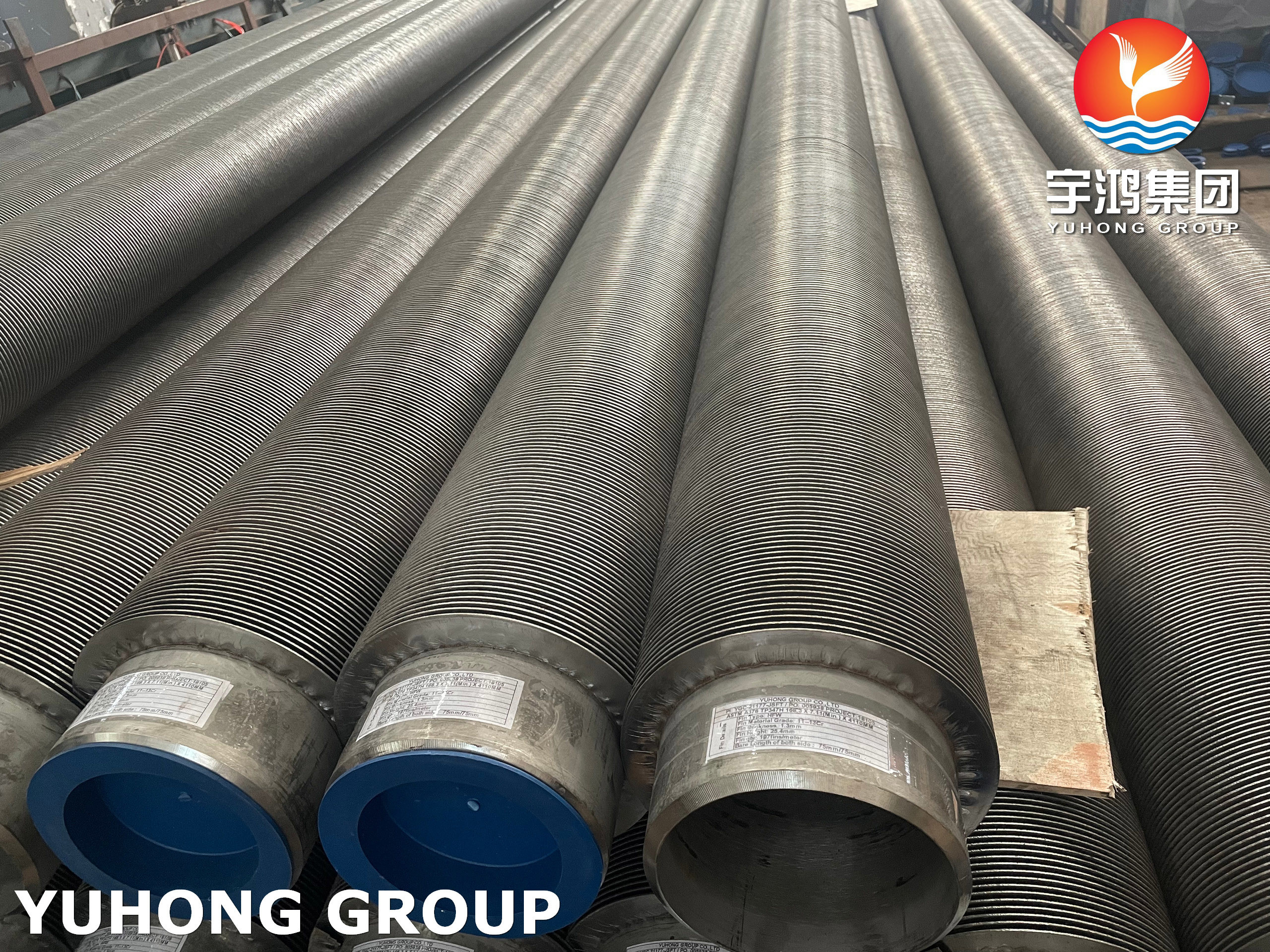 HEAT EXCHANGER FINNED TUBE ASTM A312 TP304 / 304L / TP316L L FIN TYPE