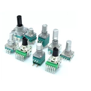  5 Pin 1KΩ Potentiometer With Push Button Switch 9mm Manufactures
