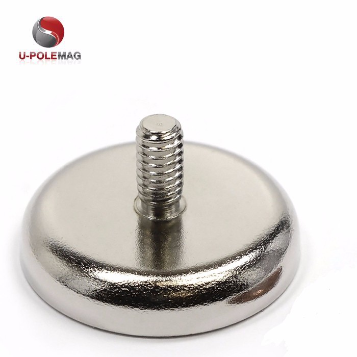 Composite Neodymium Magnet Strong Neodymium Cup Magnets with M4 Threaded Male Stud