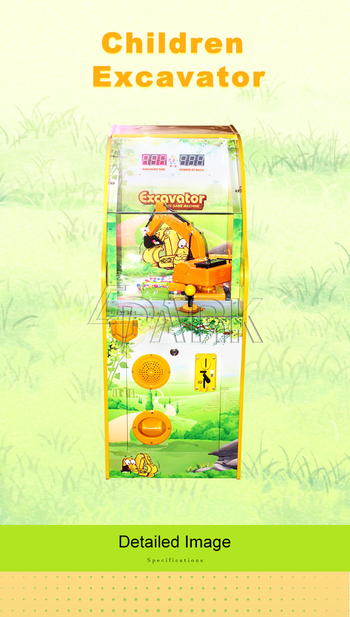 Cute Cartoon Crane Gift Game Machines Coin Operated Easy Maintenance