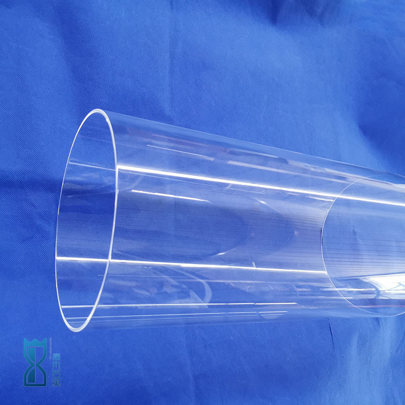 Resistance High Temperature Customizable Size Quartz Glass Tube Fused Silica Transparent Quartz Tube