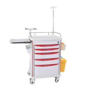 China Essential Medical Equipment Emergency Trolley For Hospitals Clinics on sale