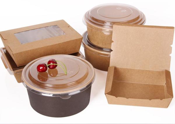 Chinese take out boxes takeaway box kraft paer bowl paper food containers needle