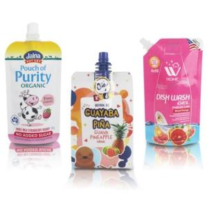  OPP VMPET PE Eco Friendly Plastic Packaging Customized Drinking Plastic Spout Pouch Manufactures