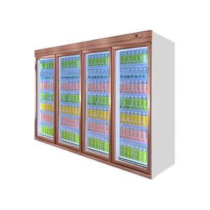  Multi Door Merchandiser Upright Display Chiller With Adjustable Shelf Manufactures