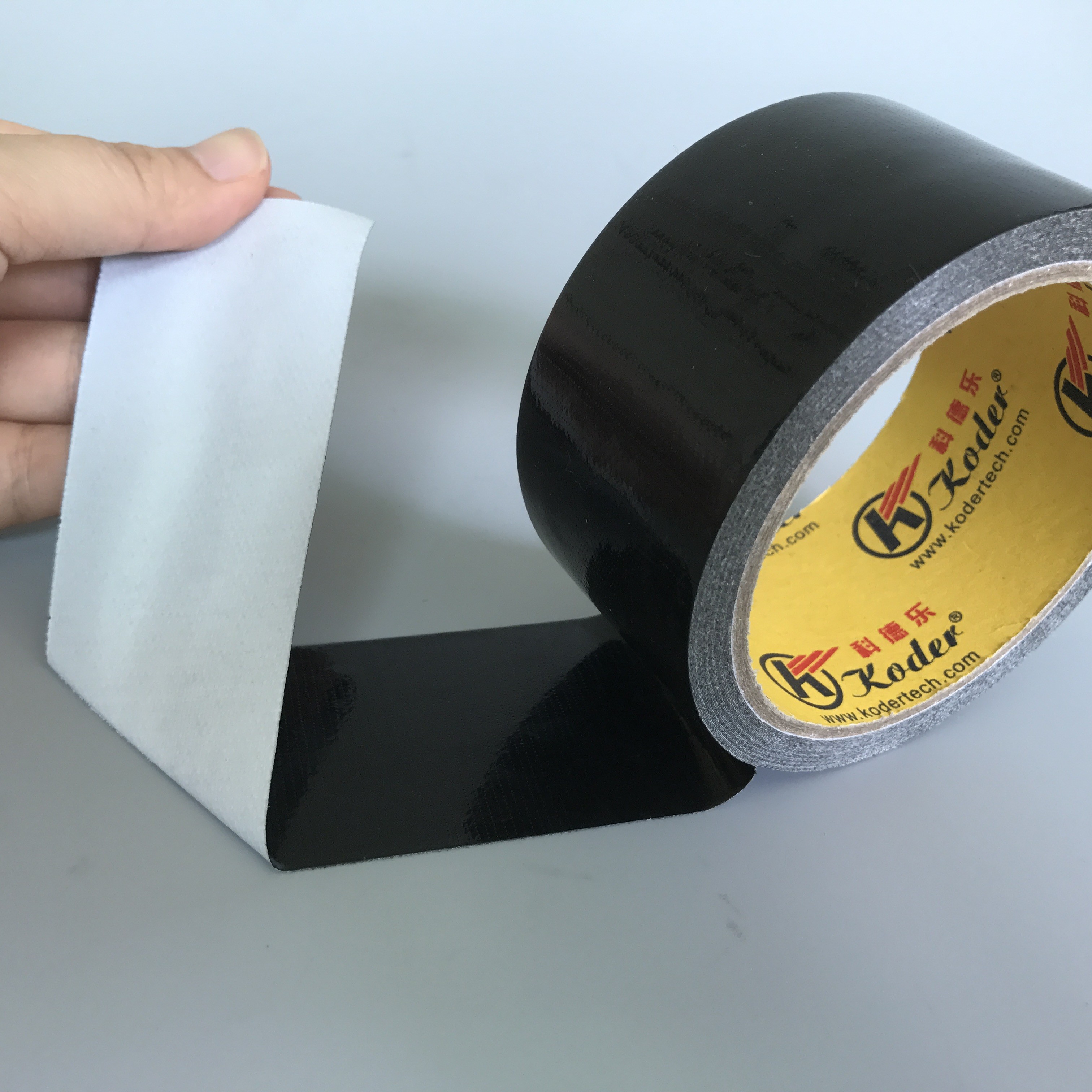 Pe film Adhesive Non Reflective Single-Side Yellow Cloth Duct Tape Wholesale