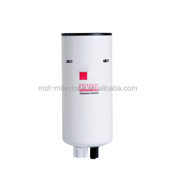 Truck engine parts fuel filter water separator FS1007