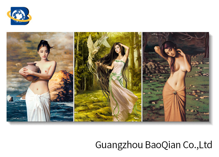 30 X 40cm Sexy And Lovely Girl 3 Dimensional Lenticular Flip / Custom Lenticular Printing