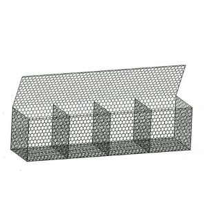  Galvanized Gabion Box 2x1x1m Woven Mesh 2.7mm Wire Manufactures