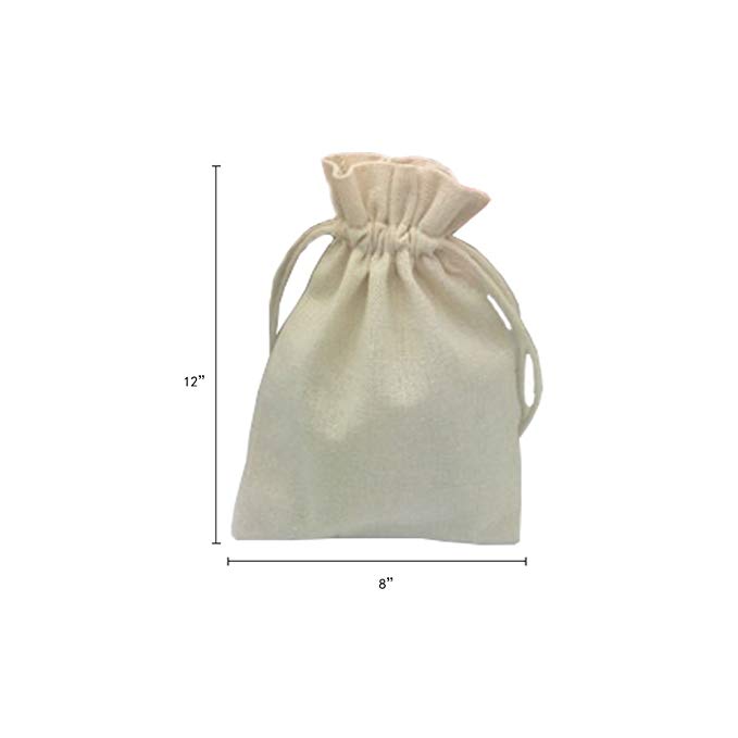 100 Cotton Eco Drawstring Bag Backpack Organic Custom Printed Extra Large Practical