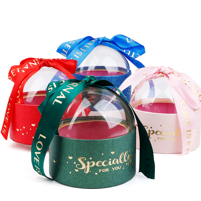 Christmas Sweet Chocolate Gift Packaging Box with PVC Window Enhance Product Visibility
