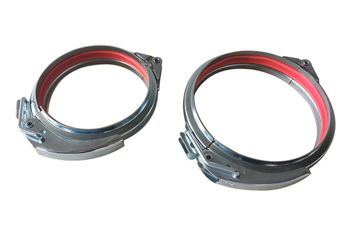 Galvanized Steel Hvac Quick Release Pipe Clamp 6 Inch Duct Ring Ducting