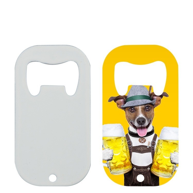 Sublimation Coated Stainless Steel Beer Bottle Openers Souvenirs With Your Logo