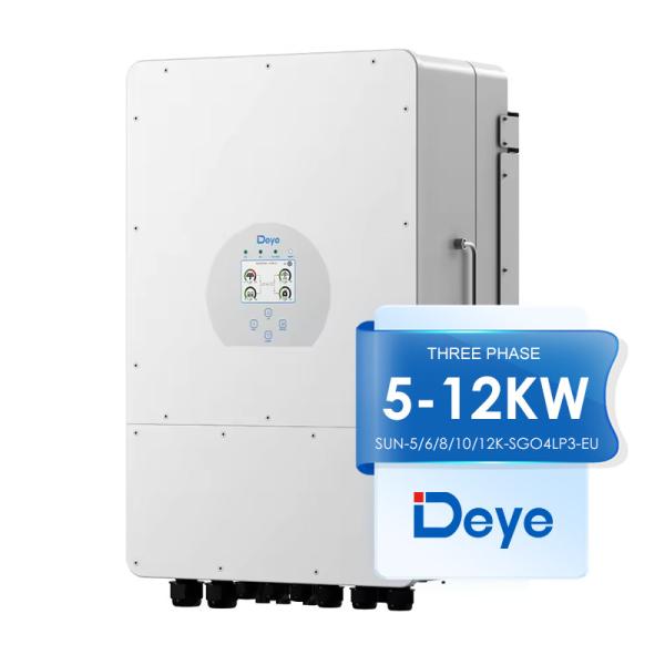 Deye Solar Inverter 3.6kw 5KW 8KW Single Phase 48v Battery Voltage For Ground