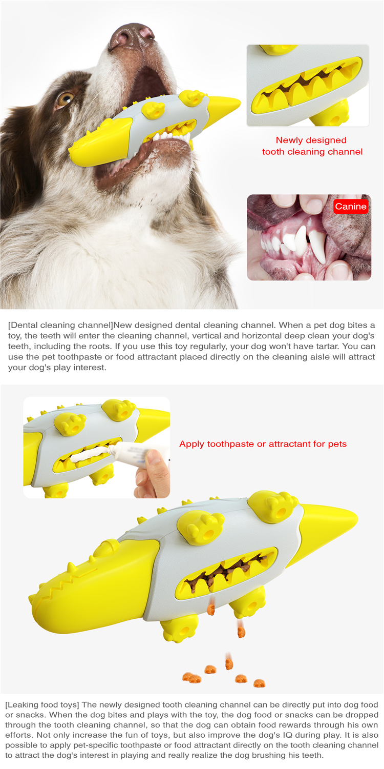 Designer Crocodile Model Dog Indestructible Toy Molar Rod With Customization