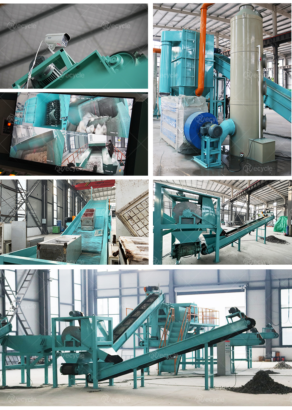 25-100units/H Fridge Recycling Machine / Home Appliance Refrigerator Dismantling Machine