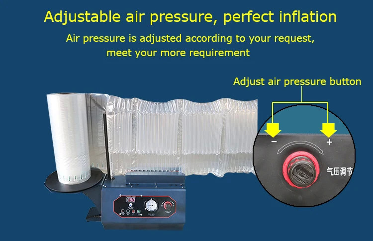 110V Industrial Packing Machines Cushion Wrap Air Bubble Packaging Machine