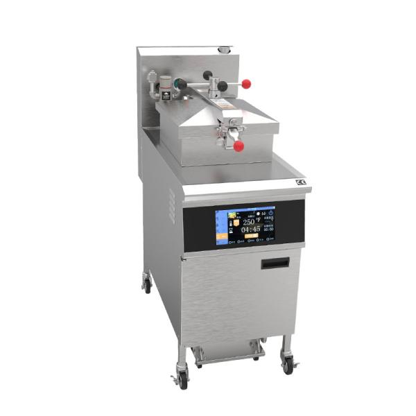 Smart Touch Panel 304SUS Manufacturer Gas Vertical Chicken Broaster Pressure