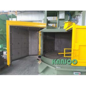 China Electric Rotating Shot Blasting Machine Effective Cleaning Solution on sale