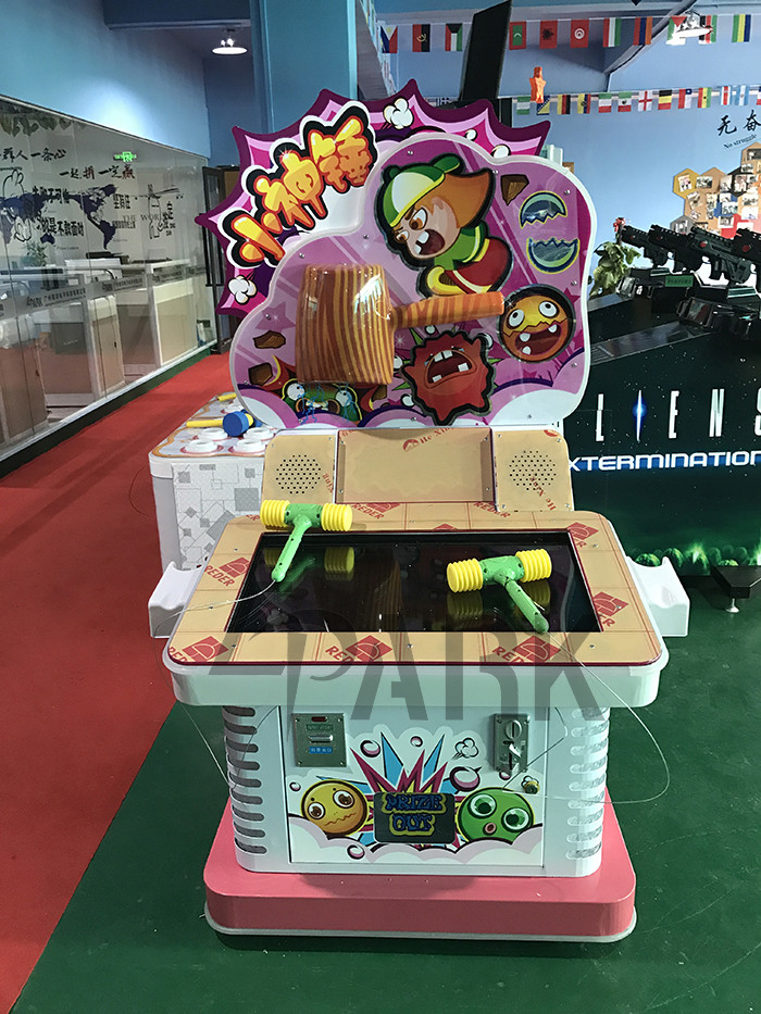280W Redemption Arcade Machines , Small God Hammer Game Machine