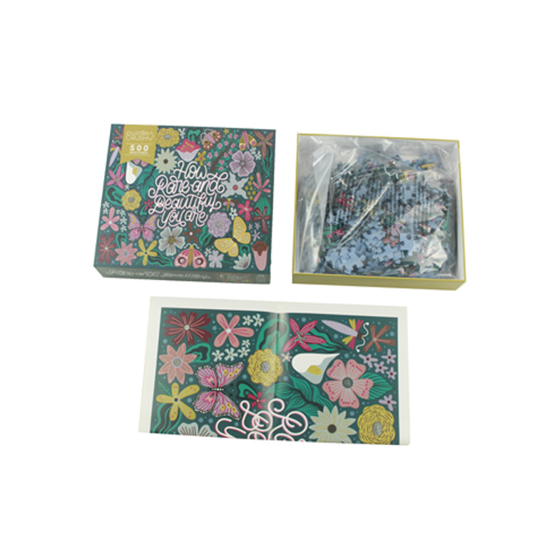 Thickened Paper Jigsaw Puzzle Cardboard Game Jigsaw 500pcs Paper Puzzle