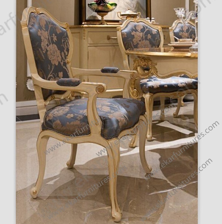 Alibaba Retro french italian leather dining chair