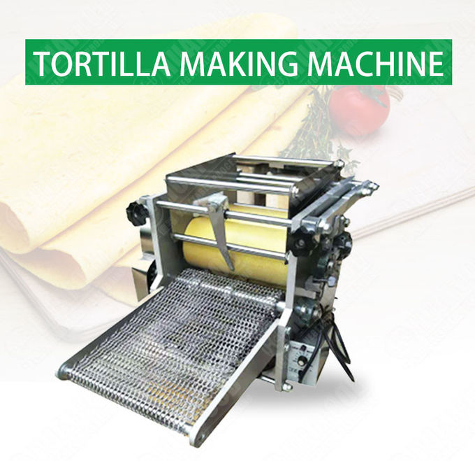 Small 3.0kw Automatic Food Processing Machines Corn Tortilla Making Machine