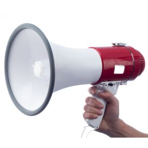 Active 50W Portable Handheld Bullhorn Megaphone Speaker for Large Group