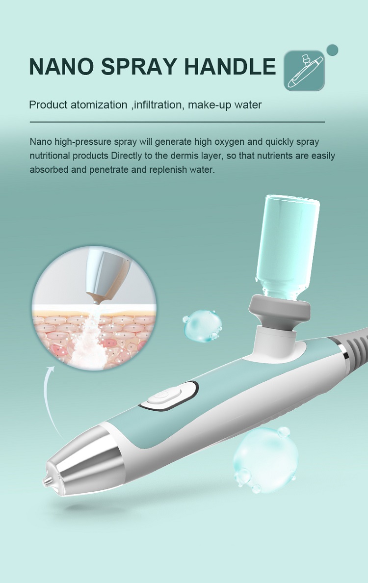 7 Handles Hydrodermabrasion And Oxygen Machine 250W Hydrotherapy Facial Machine 90Kpa
