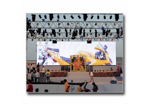 Synchronous 2R1G1B P 16mm Outdoor LED Screen Rental Advertising / LED Video