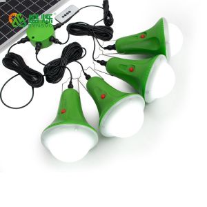 30W Solar Panel Energy System 5200mAh Home Lighting System With 4PCS LED Lamps