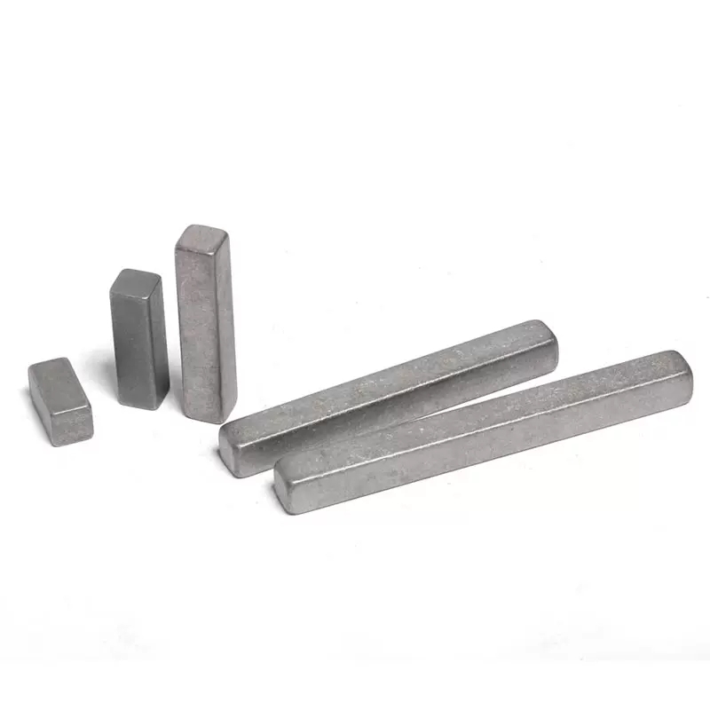 Plain DIN6880 Carbon Steel Square Flat Key for M3-M100 Market
