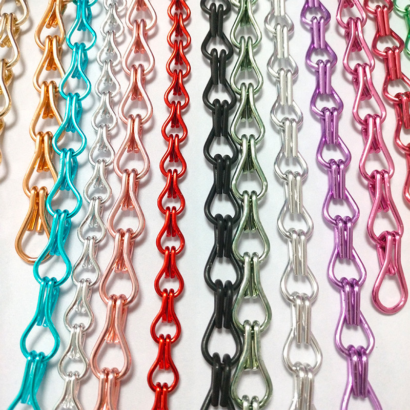 Aluminum Chain Fly Screen For Door Curtain Mesh Screen Door Curtain