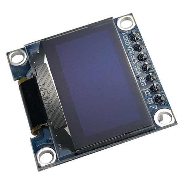 7 Pins 0.96 Inch OLED Display Module SPI 3V White PMOLED With SSD1306 Driver IC