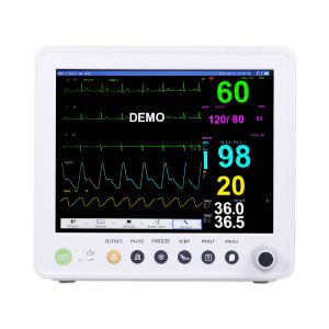 Multi Parameter Patient Monitor with 16 Languages Support ETCO2/2-IBP/Wall Mount