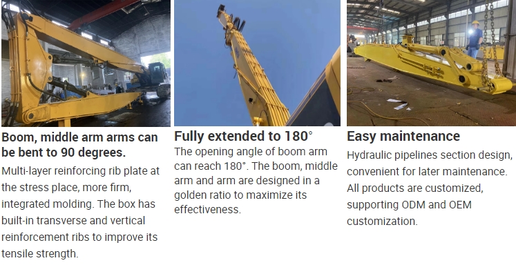 Hydraulic Demolition Boom Heavy Duty Demolition Arm for PC300 CAT336