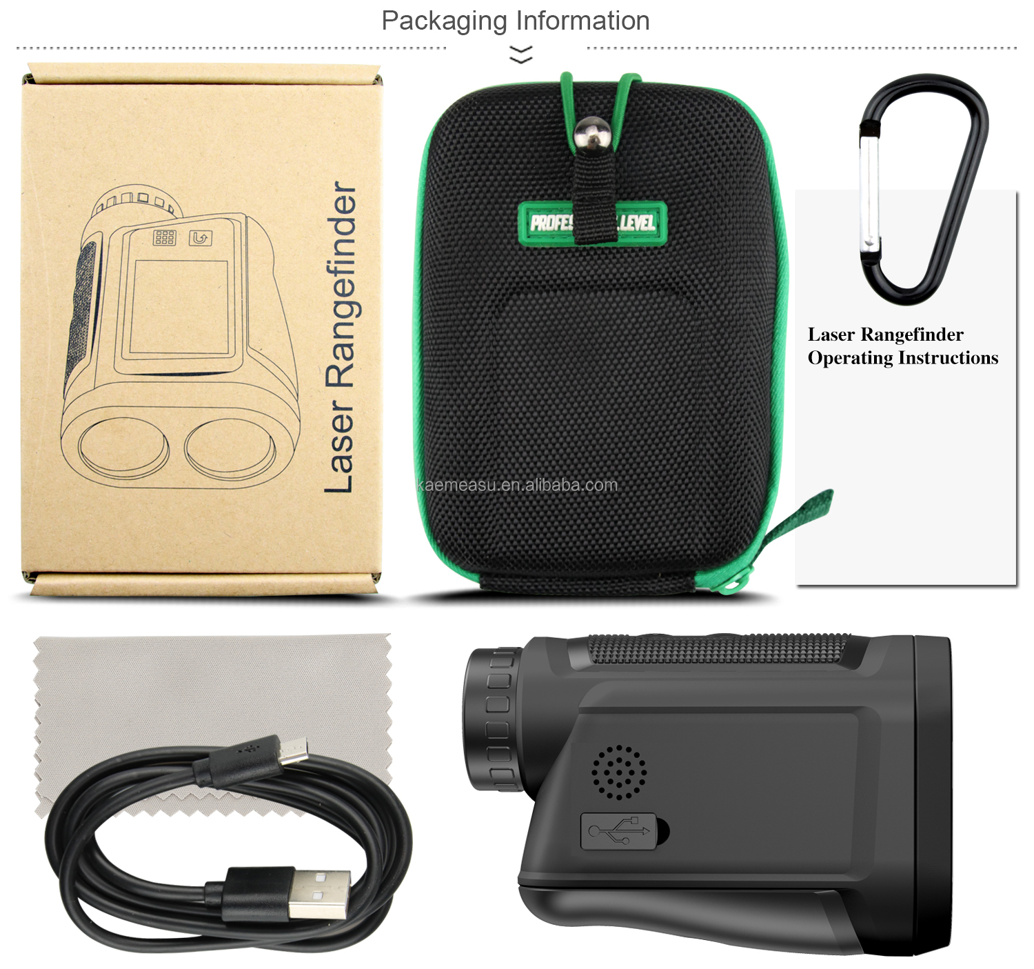 Oem Touch Screen Digital Golf Laser Rangefinder Range Finderr Golf Laser Rangefinder Rangefinder For Hunting