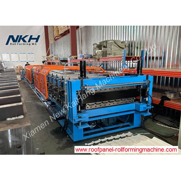 China Dual Roll Forming Machine Double layers Roll Forming Machine One machine with two profiles on sale China Dual Roll Forming Machine Double layers Roll Forming Machine One machine with two profiles on sale