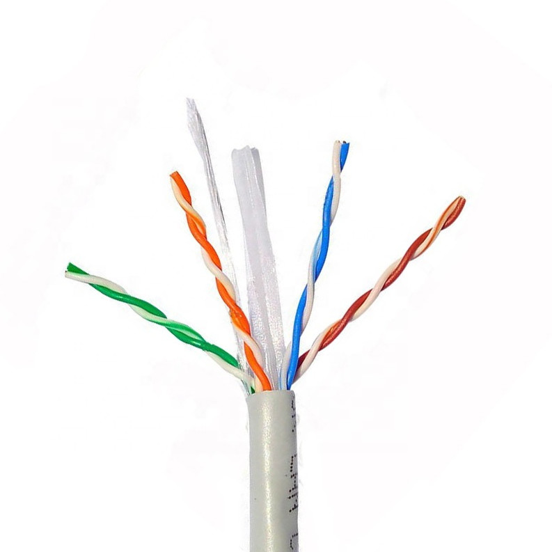 HDPE Cat6 UTP Cat6a Cat5 Cat5e Ethernet LAN Cable , White Cat6 Ethernet Cable
