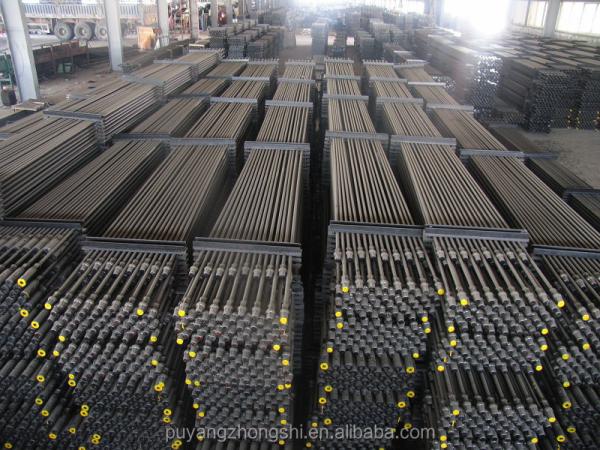 Api 11b Carbon Steel Polished Oilfield Sucker Rods 25ft 30ft Long For Oil