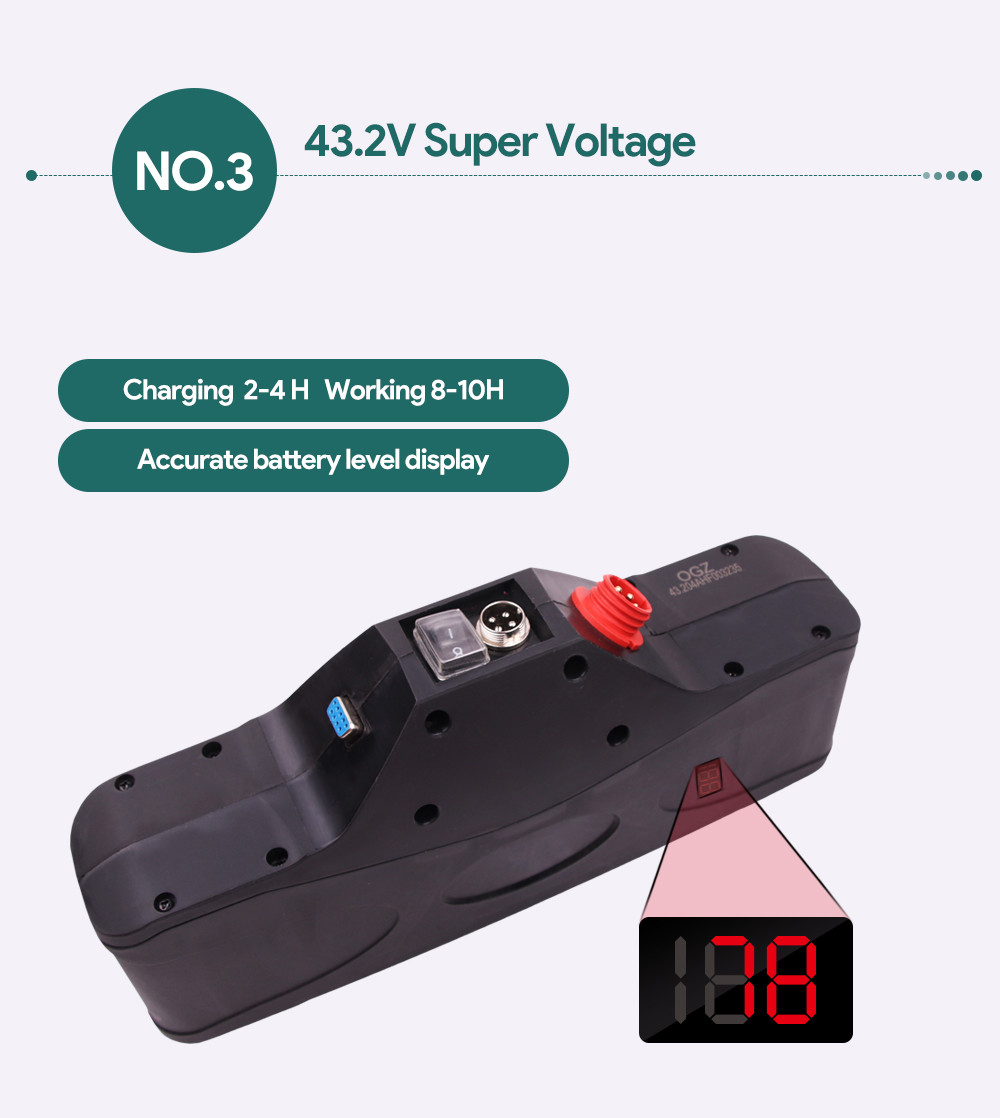 Swansoft LED Display lihium Battery Shear diameter 40MM apple tree Electric Pruning Shears Electric Pruner