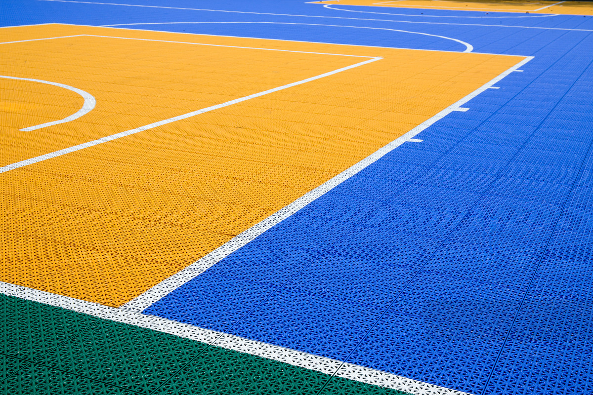 5mm Thickness Outdoor Sports Surfaces Silicon Pu Sport Badminton Court