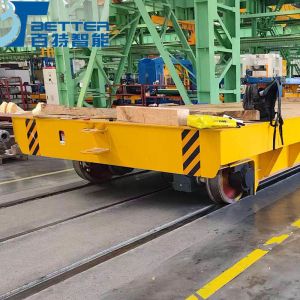 80ton Electric Driven Railway Vehicle Material Handling Transfer Trolley