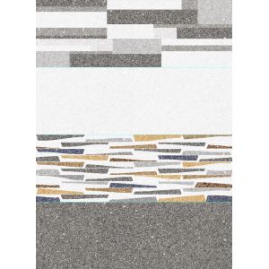 Rectangular Size Decorative Ceramic Tile Light And Dark Pattern Design