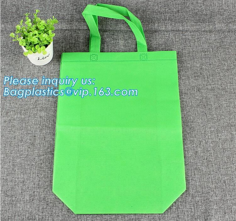 Eco friendly custom slogan laminated pp non woven bag with private logo, Home textile packaging non woven bag for bed sh