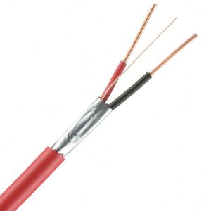 Fire Resistant Cable 2x2.0 2 Core 2.5 sq mm Shielded for Fire Alarm System