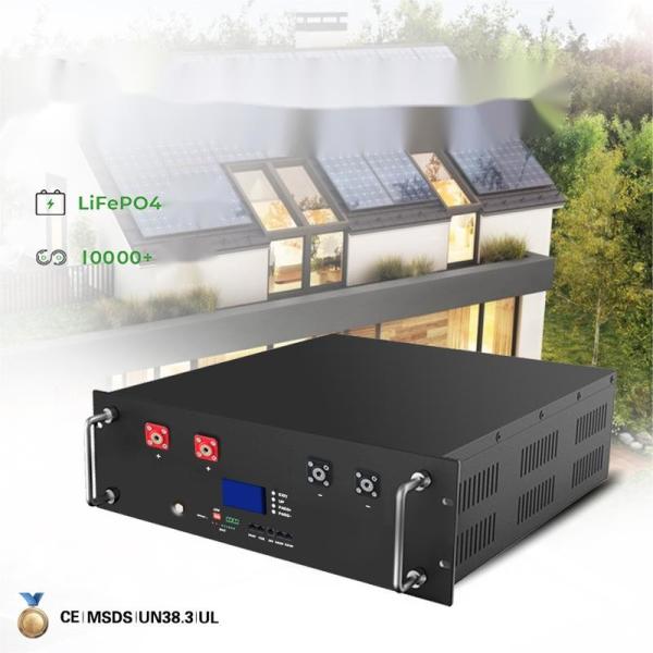 Rack Mounted Lithium Ion Battery Photovoltaic Solar Energy Storage Large