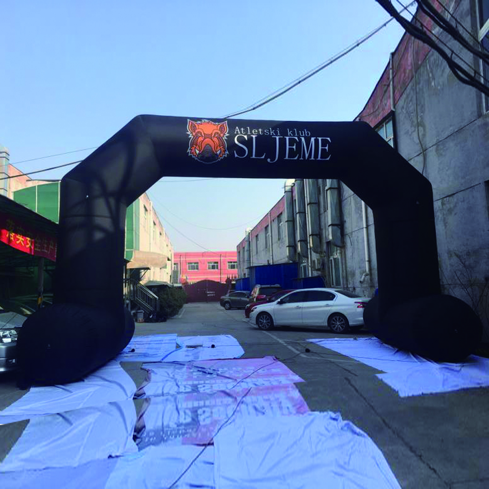 Sports Inflatable Finish Arch Outdoor Advertising Inflatable Door Arch
